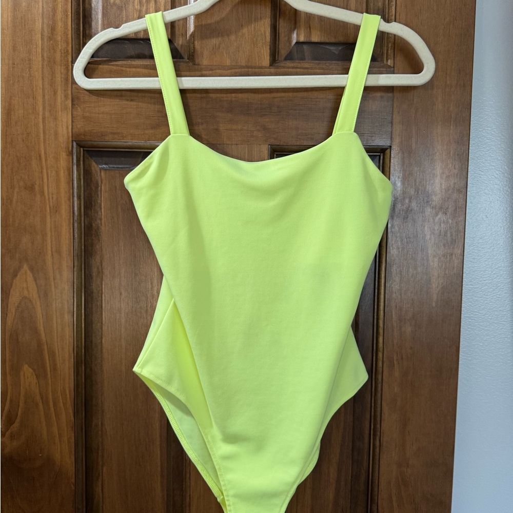 H&M Neon Yellow One-Piece Bodysuit